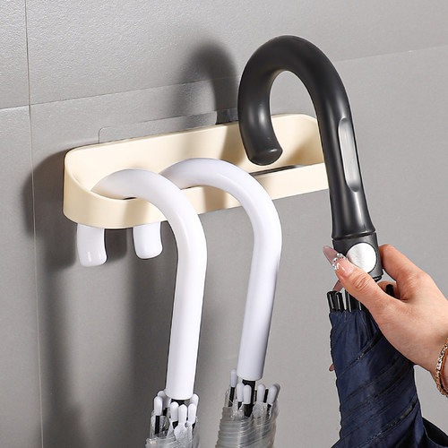 壁挂雨伞收纳架家用免打孔入户门