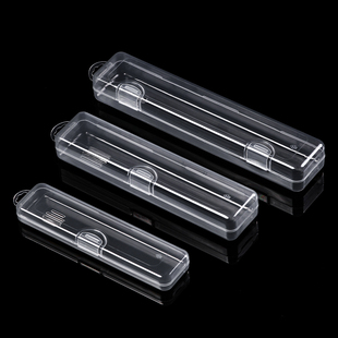 透明牙刷盒塑料收纳盒小巧透气长方形旅行出差便携式牙膏牙具盒