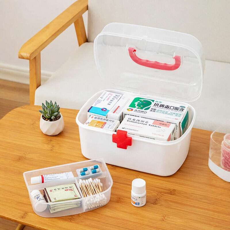 医药箱家庭学生宿舍常备药医疗箱急救药物药品收纳盒家用保健药箱 - mrun麦润旗舰店出品