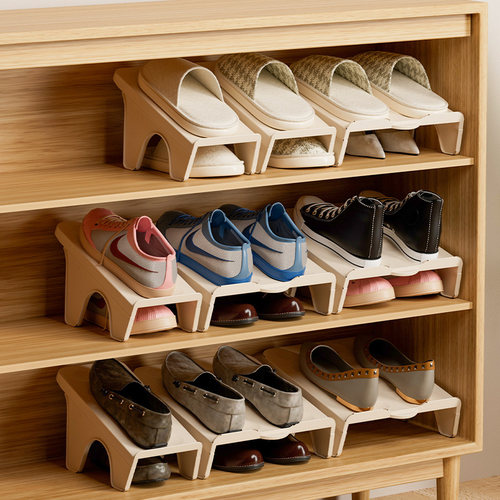 省空间鞋子收纳神器鞋盒鞋柜分层