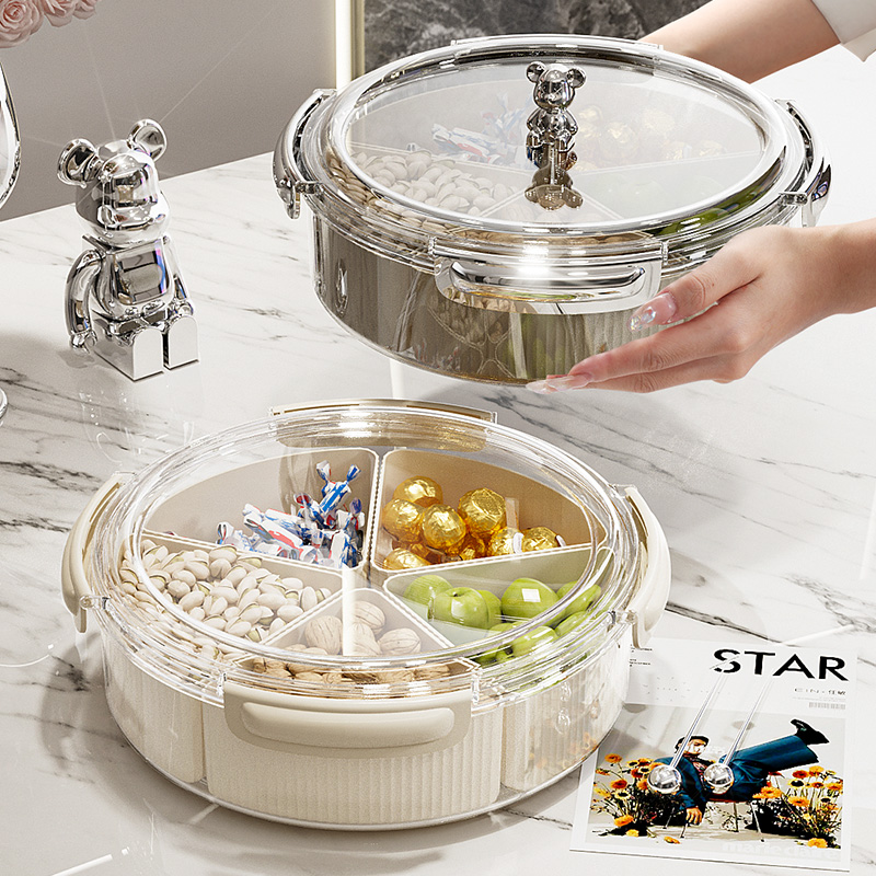 食品级PET轻奢果盘糖果盒