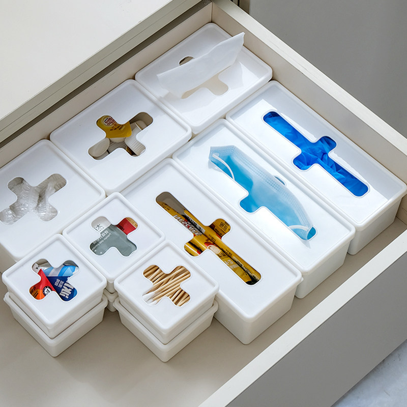 一次性保鲜袋收纳盒十字口抽取式