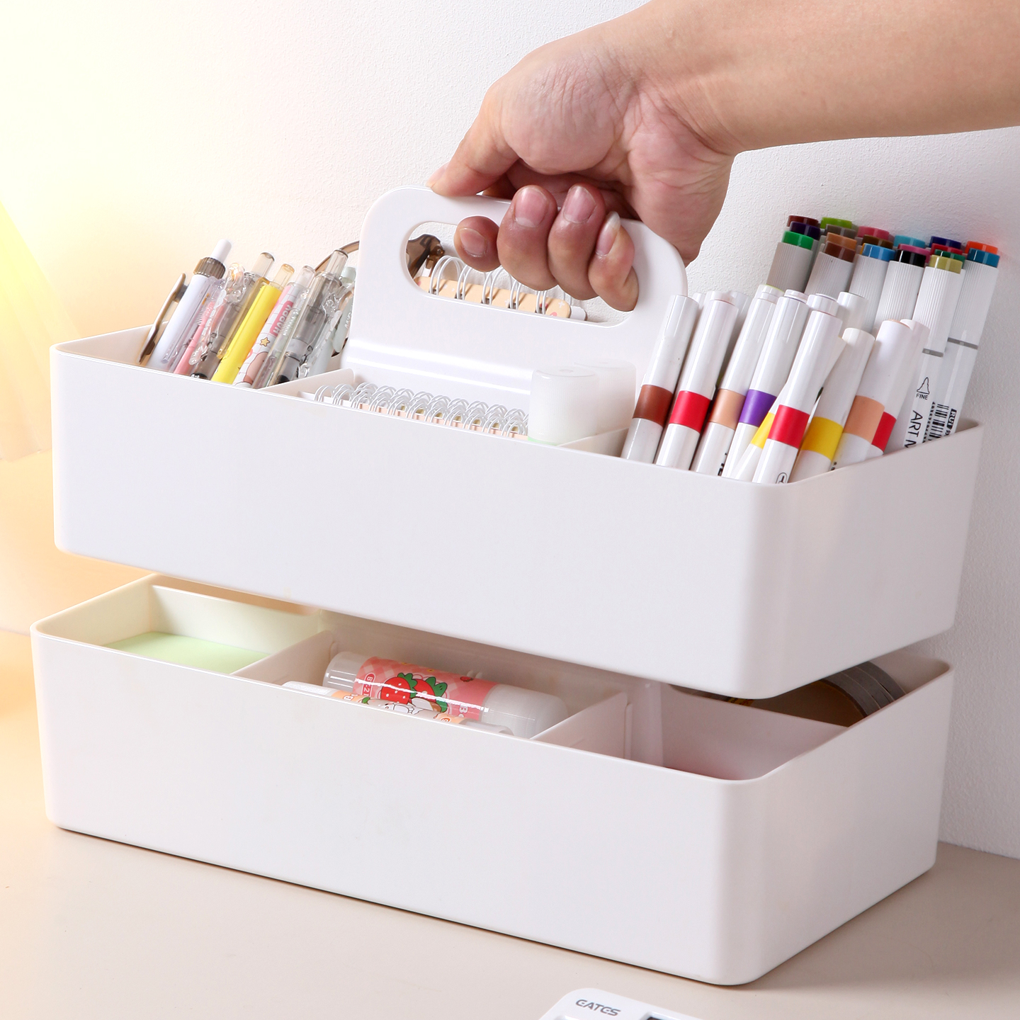 文具收纳盒桌面办公用品整理盒