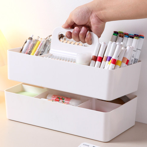 文具收纳盒桌面办公用品整理盒