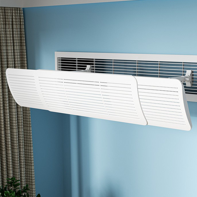 空调挡风板防直吹冷气出风口可伸缩挡风帘壁挂式免安装通用挡风罩