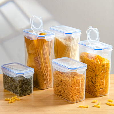 家用面条收纳盒杂粮意面挂面加高收纳桶食品级密封防虫防潮保鲜盒