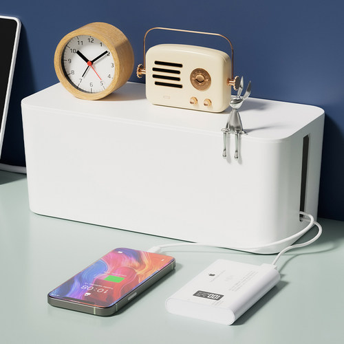 桌面理线器数据线排插盒电线收纳