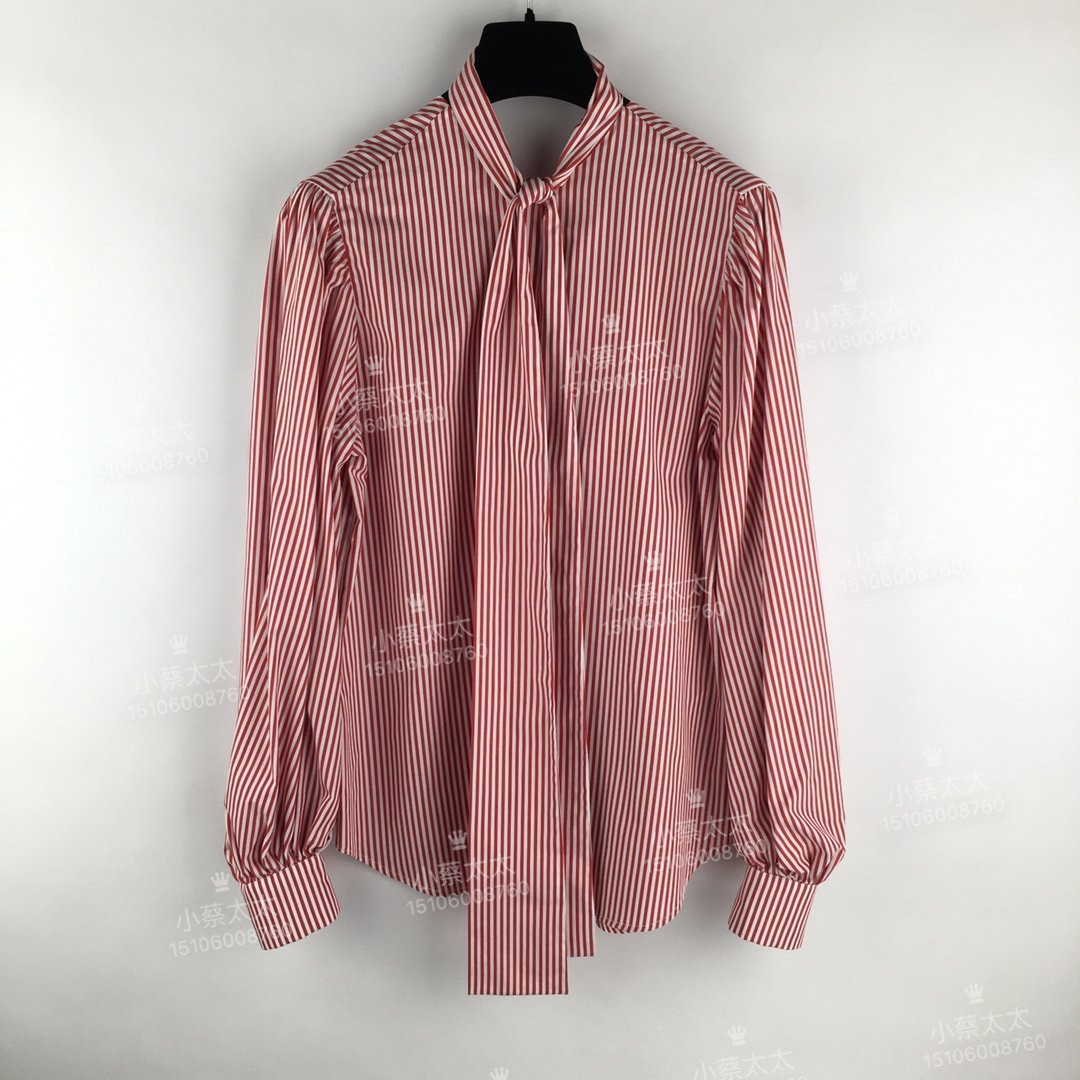 MSGM 秋冬新款 2020年女 条纹拼色系带休闲衬衫 代购在类目 女装/女士精品, 衬衫中 - 来自Buy2taobao.com提供专业的淘宝代购服务