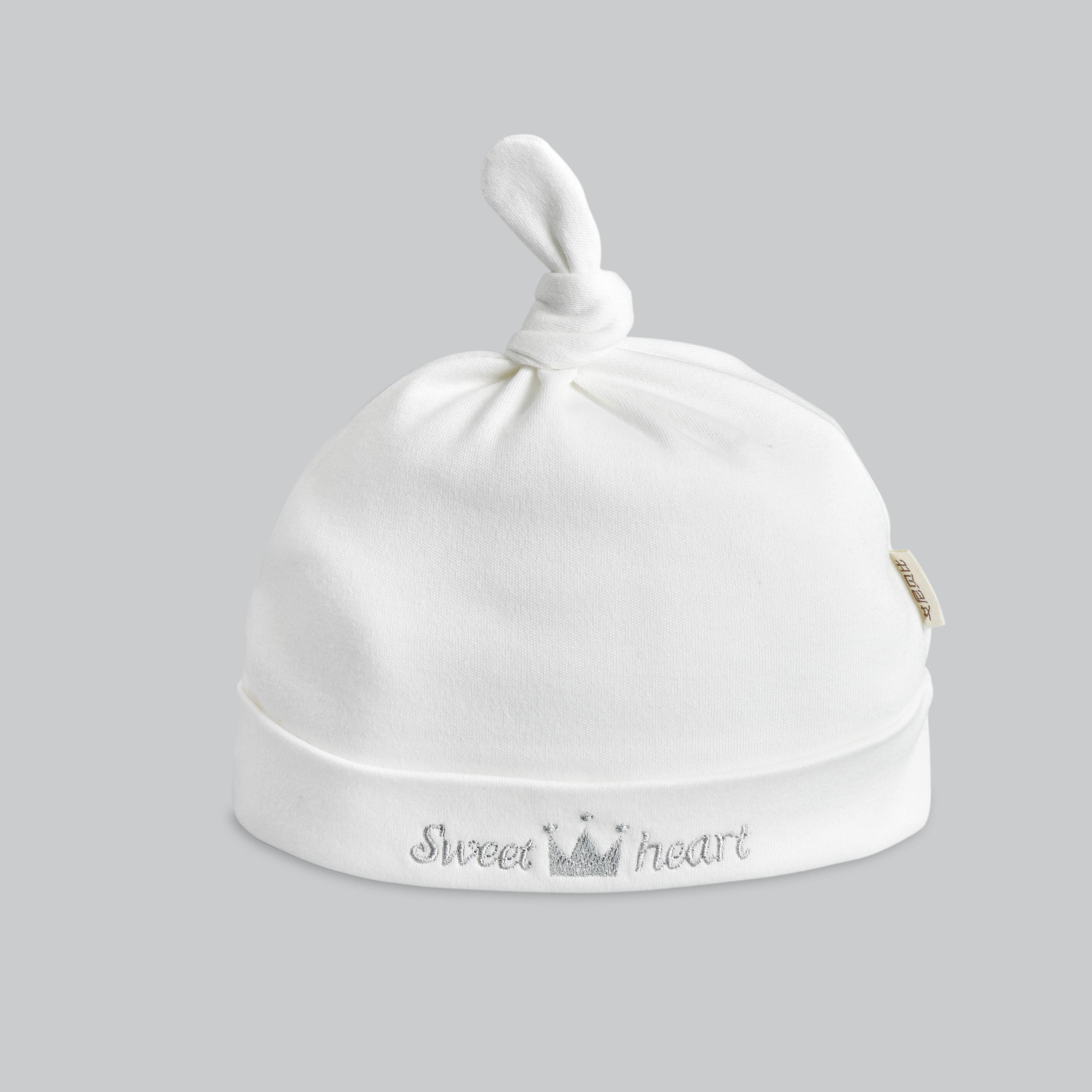 新生儿纯棉胎帽宝宝可爱囟门帽婴幼儿睡眠帽初生儿洋气帽子春秋冬 - 艾尼贝比时尚母婴出品