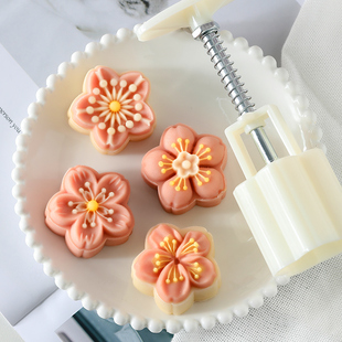 月饼模具手压式家用做糕点的压花冰皮烘焙绿豆糕国潮点心2025新款