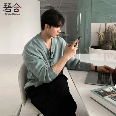 韩系潮流针织衫小众时尚宽松毛衣