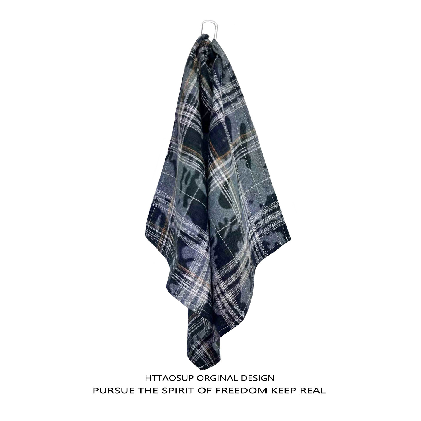 HTTAOSUP美式扎染格纹裤巾腰巾女男hiphop拼色设计感方巾挂饰配饰,服饰配件/皮带/帽子/围巾,其他配件,淘宝优惠券,粉丝福利购,淘宝优惠卷