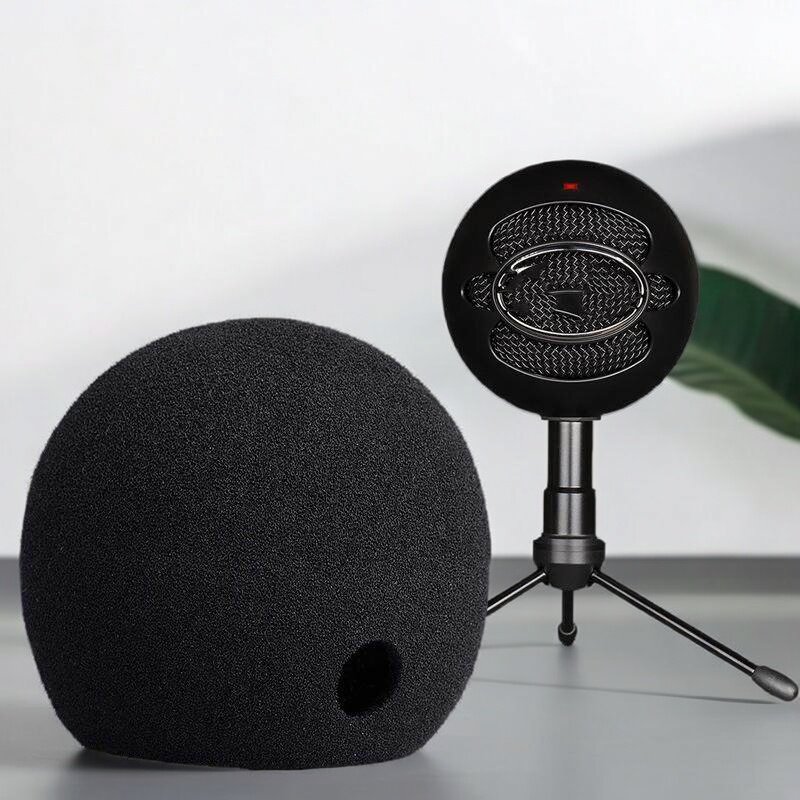 雪球电容麦克风防喷降噪防风话筒海绵套防喷罩Blue snowball-ice