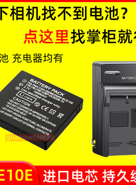 适用松下DMC FS3 FS5 FS20 FS36 FS38 FX520相机电池BCE10E充电器