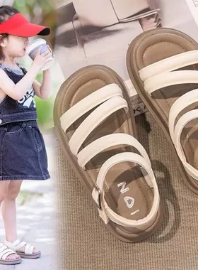 儿童女童凉鞋露趾气质夏季新款