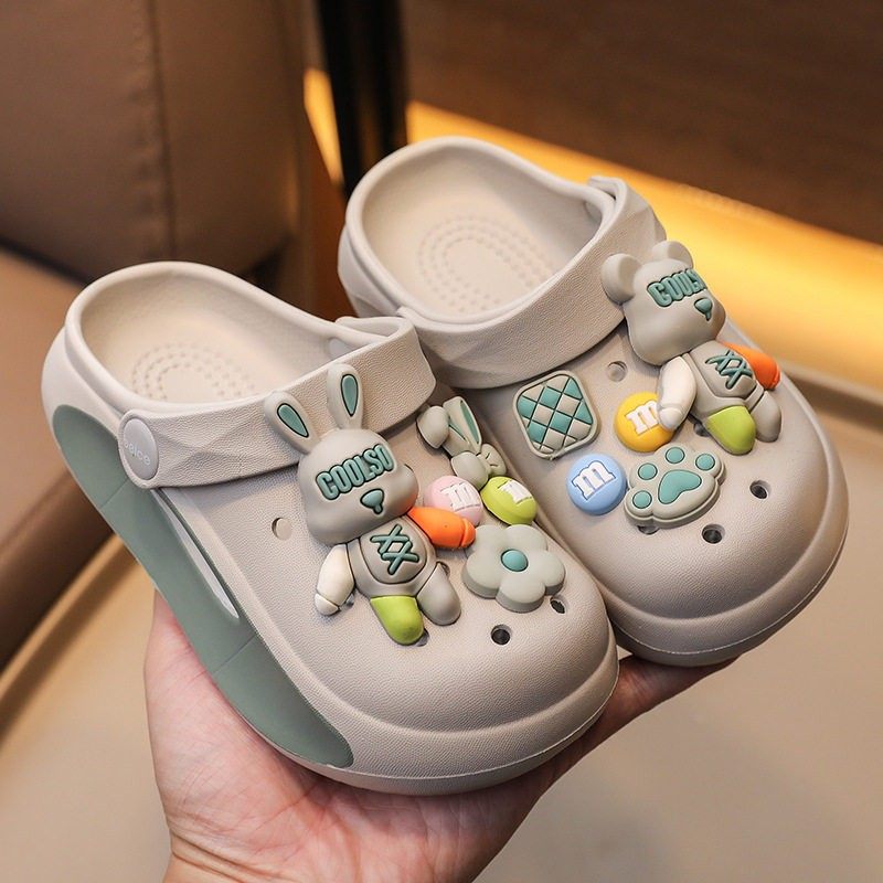 夏季卡通儿童洞洞鞋女童中小童外穿可爱包头凉拖鞋沙滩ins潮男童,童鞋/婴儿鞋/亲子鞋,儿童洞洞鞋,淘宝优惠券,粉丝福利购,淘宝优惠卷