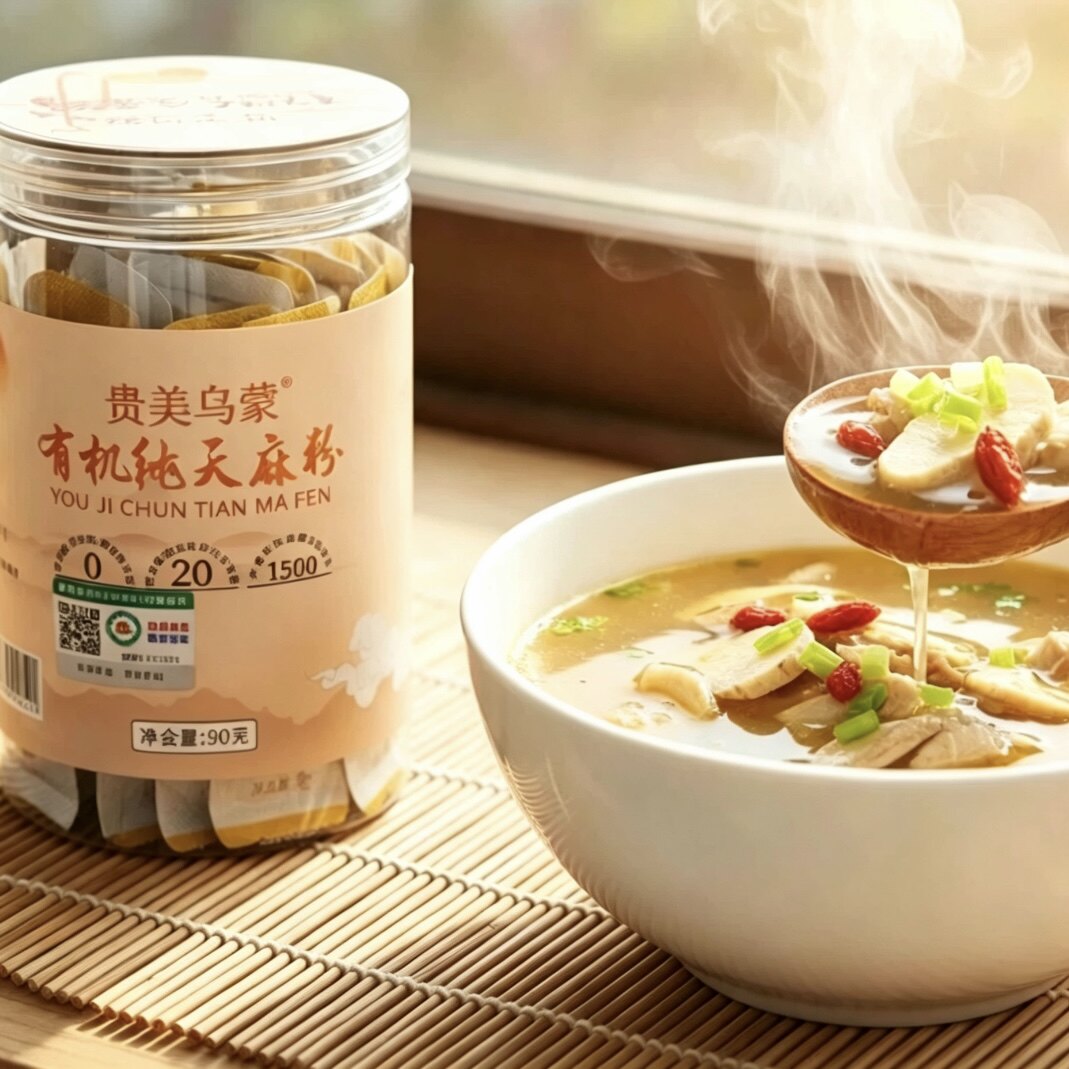 贵州毕节大方天麻超细粉 3g*30袋仿野生天麻正品冲泡