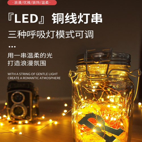 三档调节闪光LED灯串彩灯