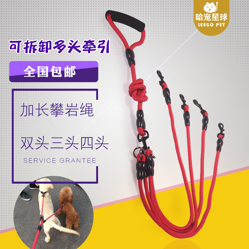 牵引绳狗链子泰迪大型犬用品