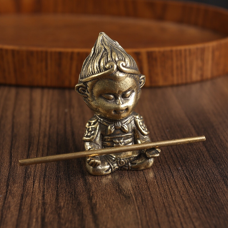 齐天大圣孙悟空纯铜佛像摆件斗战胜佛汽车室内摆饰玄关办公室装饰