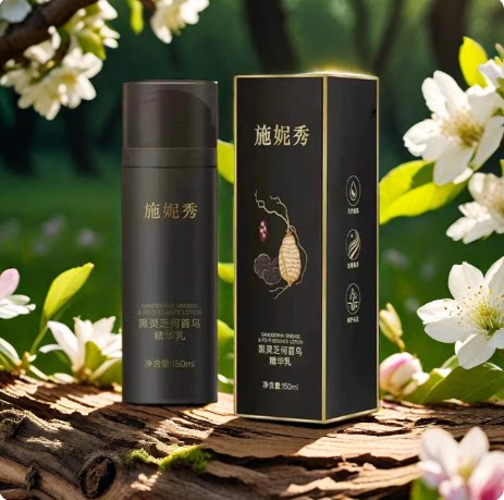 正品施妮秀加强版黑灵芝何首乌精华乳滋养养发护发植物萃取旗舰店