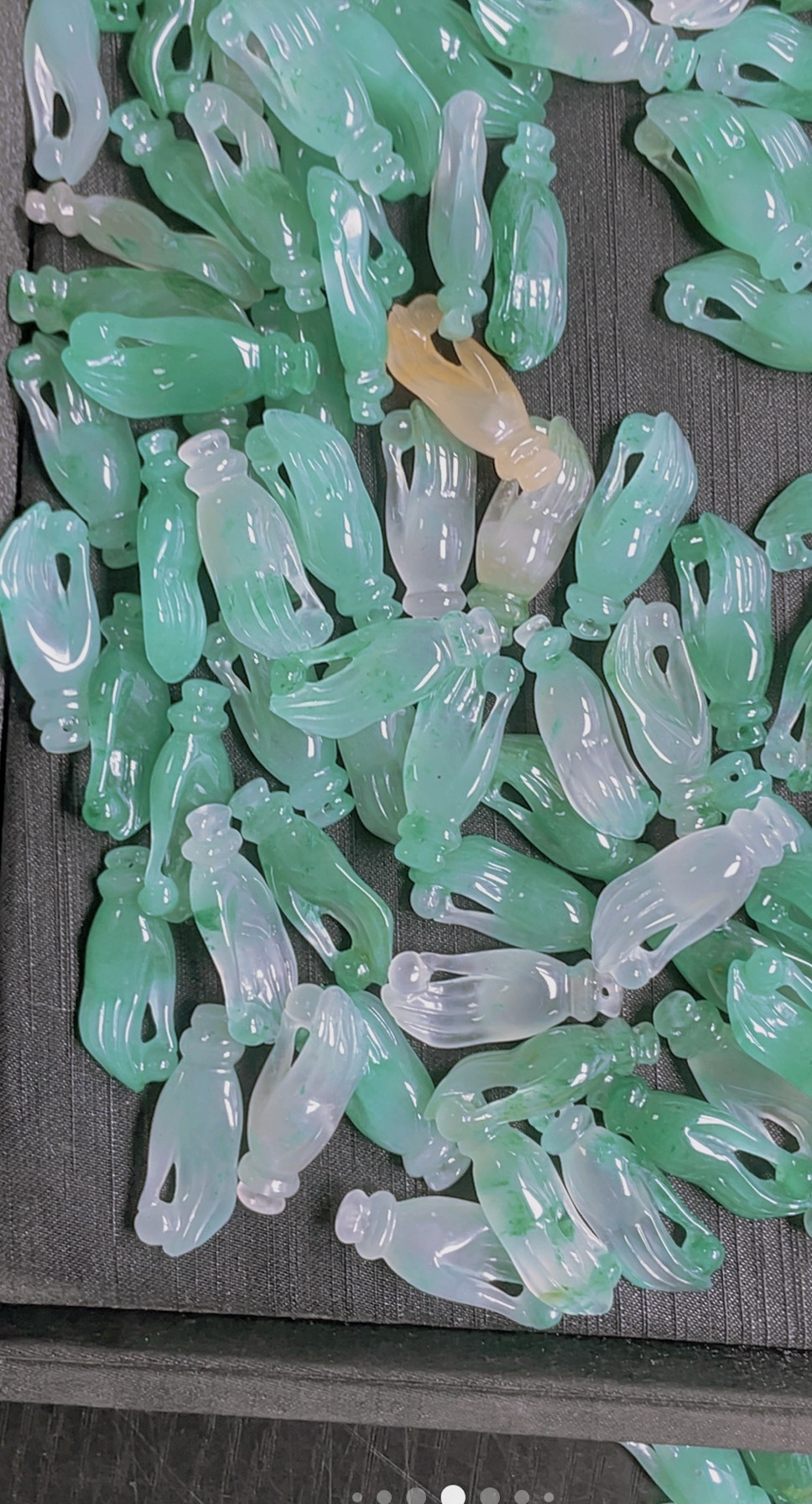 非洲翠纯天然无优化冰飘满绿佛手时尚大方女友礼物情侣礼掌上明珠