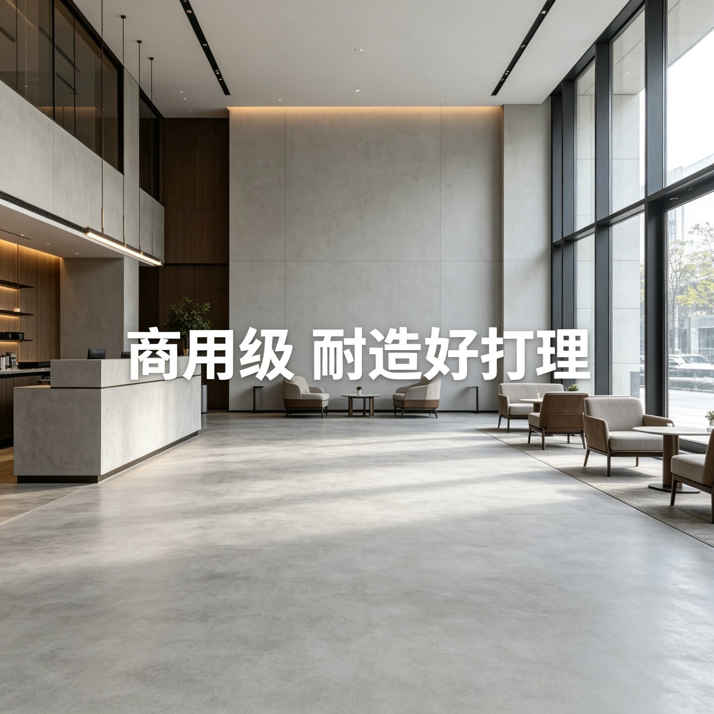 E1浅灰水泥纹强化复合板厂家直销