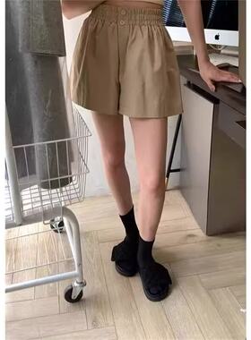 运动短裤女款2025新款大码胖mm