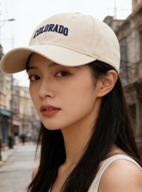 大头围宽檐加深显脸小春夏鸭舌帽