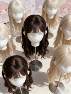 BJD泡沫头模头台3分4分6分假发支架头台保养展示工具假发展示道具