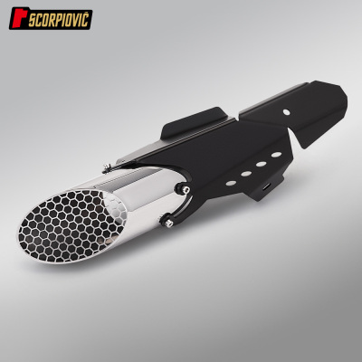 适用于XSR700 MT07 R7不锈钢排气管尾段消声器 原厂口径无损安装