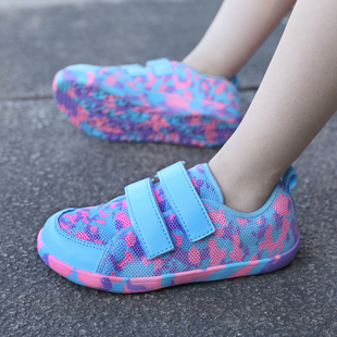 儿童户外休闲鞋子软底防滑透气宽版养脚男女童鞋中大童运动跳绳鞋