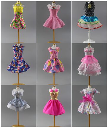 限量亏价处理 30厘米6分娃娃衣服全包围小裙芭蕾裙女孩子玩具配件