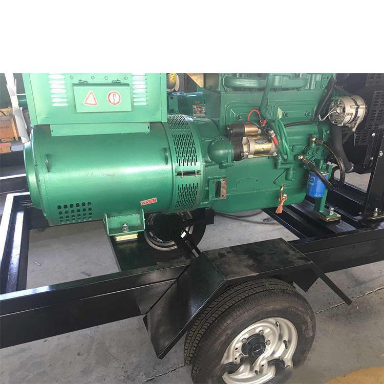 潍柴50kw拖车移动发电机组 50千瓦便携式发电机 小型柴油发电机组