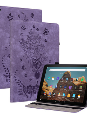 适用亚马逊2017/2019款kindle fire HD10平板印花蝴蝶保护壳外套