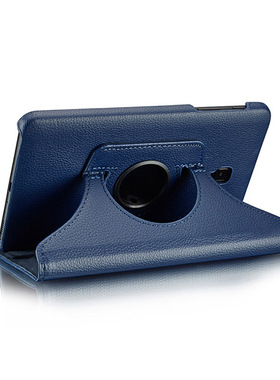 适用三星Tab A 8.0 2017保护套 T380/T385荔枝纹旋转平板休眠皮套