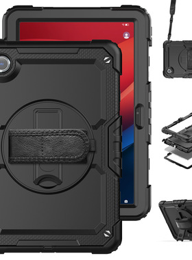 适用联想TabM11保护套tb330fu支架331fc防摔抗手带硅胶保护壳