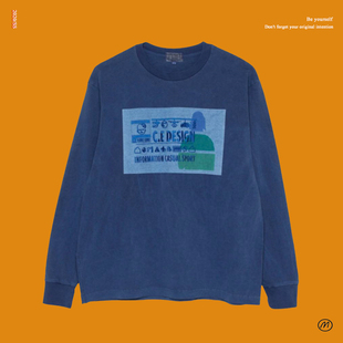 新款CAVEMPT C.E 日系ce长袖卫衣 法老同款 潮牌复古水洗情侣上衣