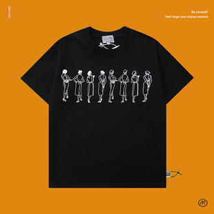 BACK VIEW 男女款 C.E T恤 印花短袖 CAVEMPT 女人背影高跟鞋 20SS