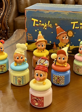 POPMART泡泡玛特123星星人系列香薰蜡烛确认款盲盒创意周边礼物