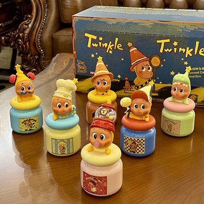 POPMART泡泡玛特123星星人系列香薰蜡烛确认款盲盒创意周边礼物