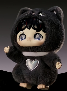 POPMART泡泡玛特周深《反深代词》确认款搪胶盲盒毛绒挂件礼物