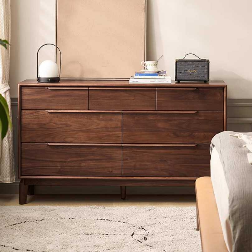 北欧现代间约实木七斗柜北美黑胡桃木轻奢客厅置物柜卧室储物柜,鲜花速递/花卉仿真/绿植园艺,割草机/草坪机,淘宝优惠券,粉丝福利购,淘宝优惠卷