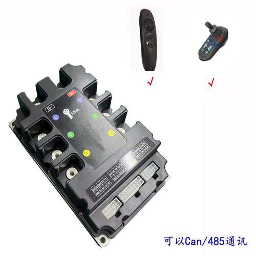 可编程24v-60V100A双驱直流无刷驱动器控制器485/CAN遥控遥杆