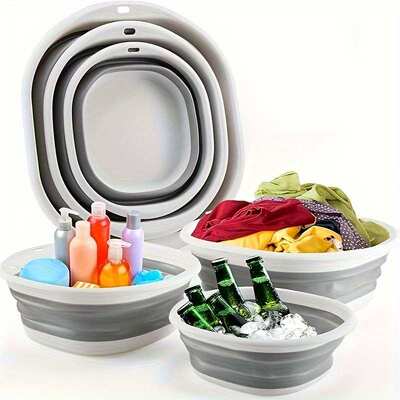 Basket Wash Basin Collapsible Space Saving