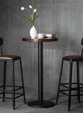 金属靠背脚椅现吧台椅简约铁艺吧椅美式餐厅酒吧椅barstool