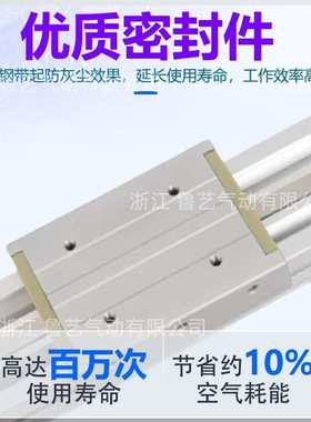 SMC机械式无杆气缸MY1M/16/20/25/32/40/50长行程100~200厂家直销