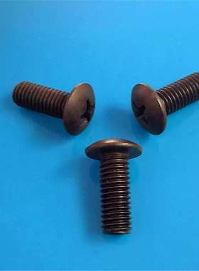 TM8*20 8*25 8*30 8*35 8*40黑色扁圆头螺丝音箱家具螺丝厂家直销