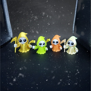 卡通镰刀死神摆件3D打印死神玩具钥匙扣小挂件Q版系列可动小摆件