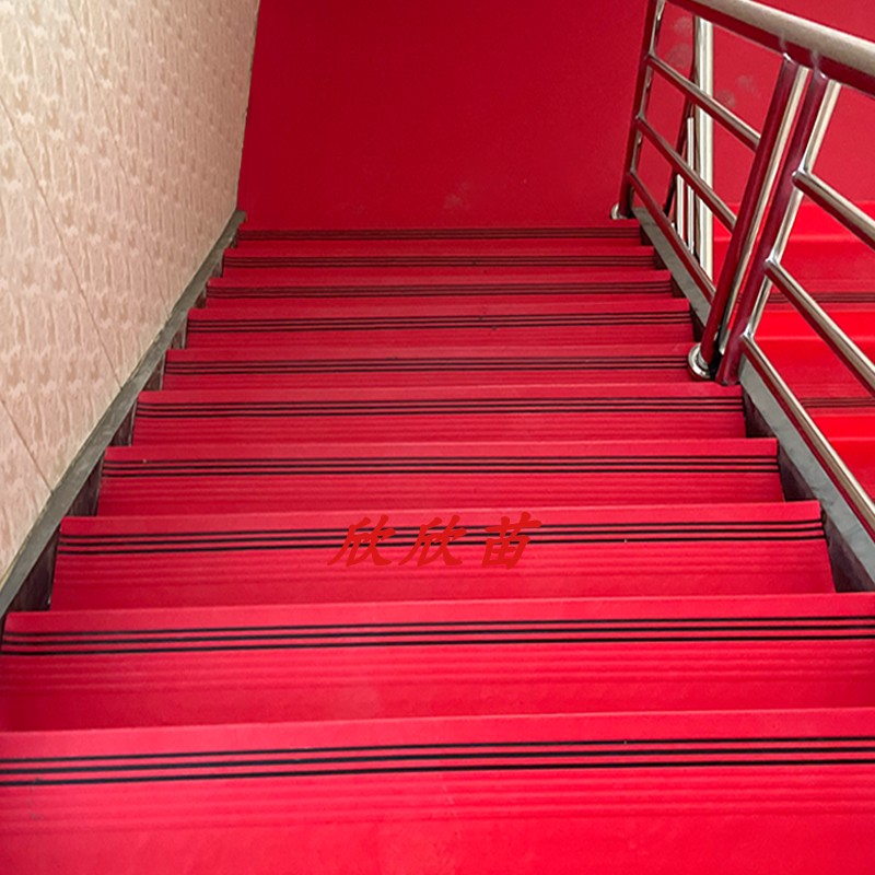 pvc楼梯踏步垫台阶贴定制幼儿园塑胶防滑包楼梯专用地胶量大包邮 个性定制/设计服务/DIY 地毯/地垫定制 原图主图